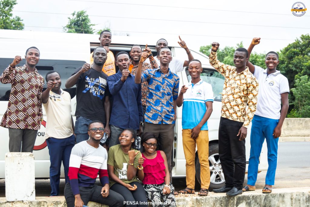 PENSA International Nigeria Missions Team in a pose in Benin.