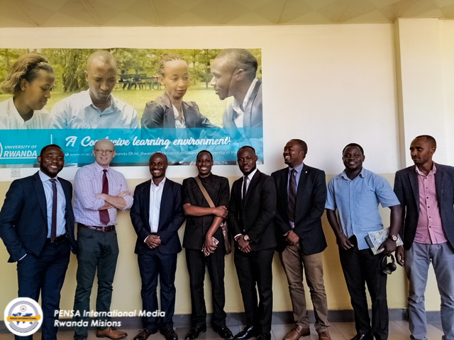 PENSA International Executive Missionaries meet the Vice Chancellor of the University of Rwanda.